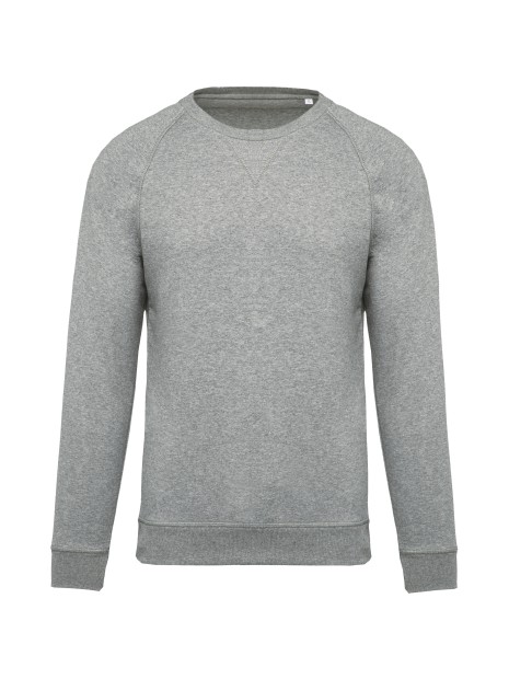 KARIBAN Sweat-shirt Bio col rond manches raglan homme /api/colors/5fcefcdd-901a-471b-86f6-fd6b6c59cd10 personnalisable