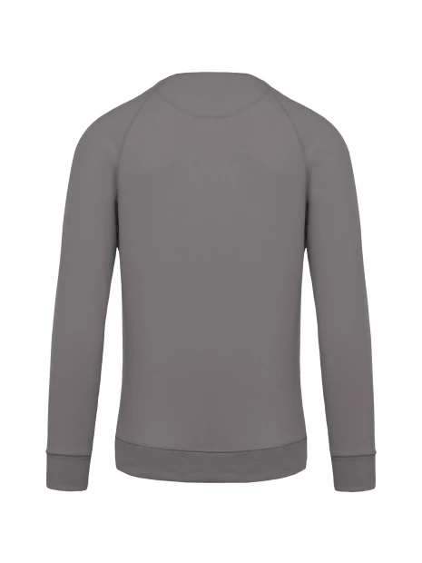 KARIBAN Sweat-shirt Bio col rond manches raglan homme /api/colors/070298e7-316e-479f-936b-52a8c9806ba1 personnalisable