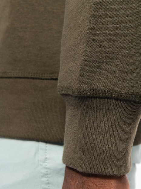 Sweat-shirts à personnaliser KARIBAN Sweat-shirt Bio col rond manches raglan homme 