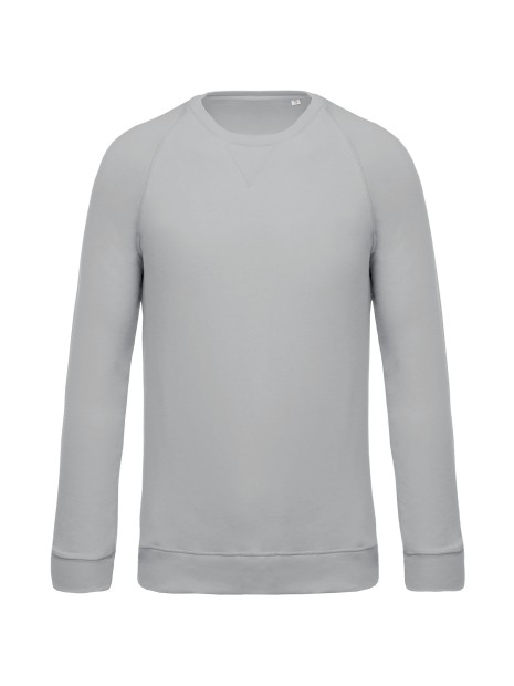 KARIBAN Sweat-shirt Bio col rond manches raglan homme /api/colors/b8c3da1f-f409-43cb-b759-5e63471e125b personnalisable