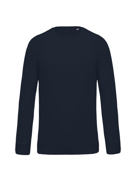 KARIBAN Sweat-shirt Bio col rond manches raglan homme /api/colors/b68891a9-1d28-4f7a-8deb-775c45027afd personnalisable