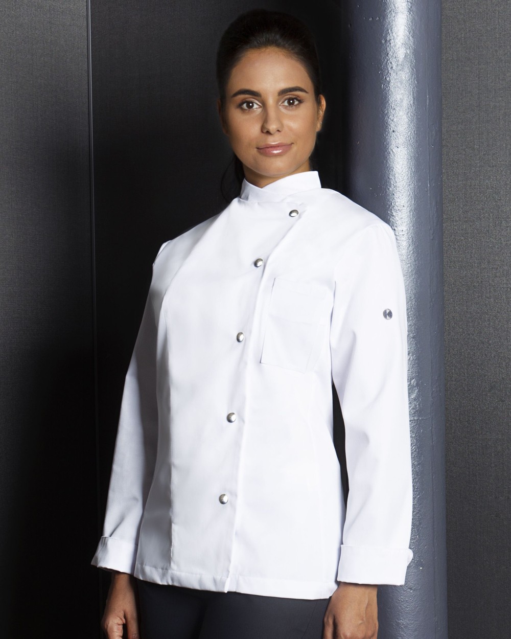 Jassen KARLOWSKY LADIES' CHEF JACKET LARISSA voor bedrukking &amp; borduring