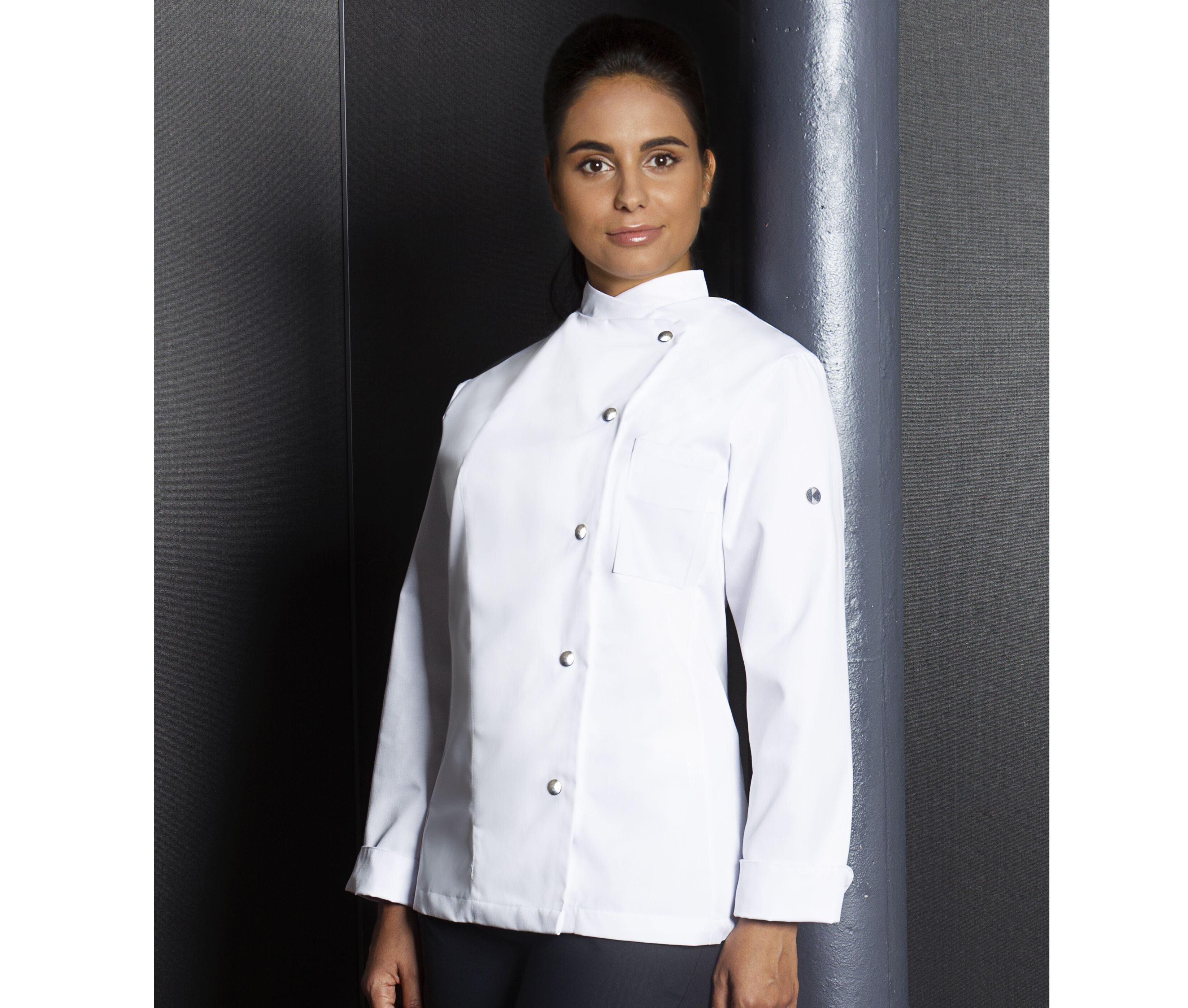 KARLOWSKY Ladies' Chef Jacket Larissa Jacken personalisierbar