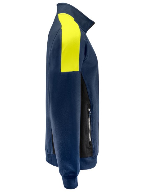 PROJOB 2129 SWEATSHIRT PRIO BICOLORE FULL ZIP /api/colors/74288b48-d1b8-4317-95c5-a35b4207d507 personnalisable