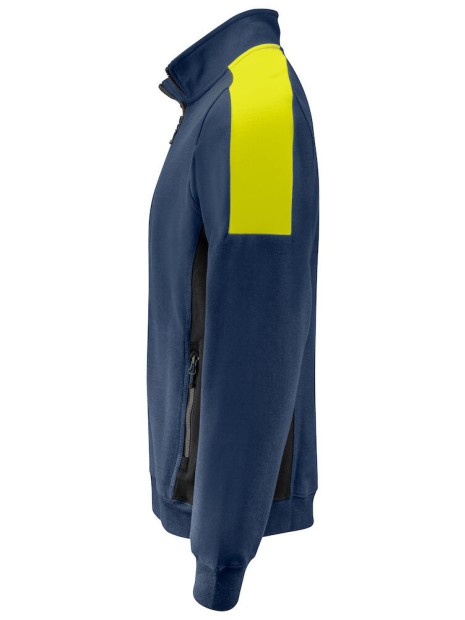 PROJOB 2129 SWEATSHIRT PRIO BICOLORE FULL ZIP /api/colors/74288b48-d1b8-4317-95c5-a35b4207d507 personnalisable