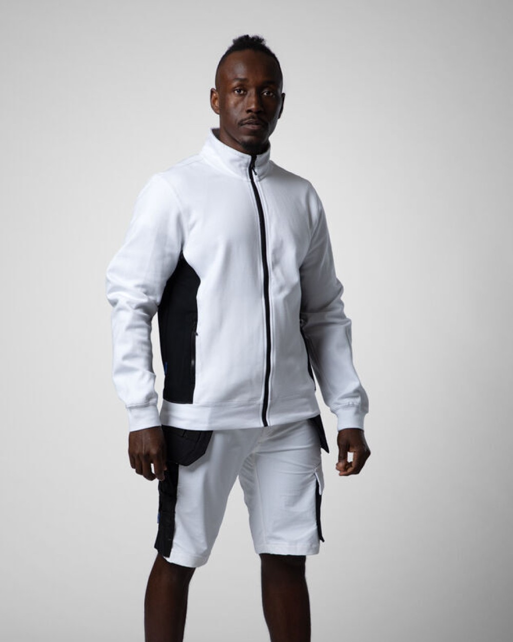 Sweat-shirts personnalisable PROJOB 2129 SWEATSHIRT PRIO BICOLORE FULL ZIP