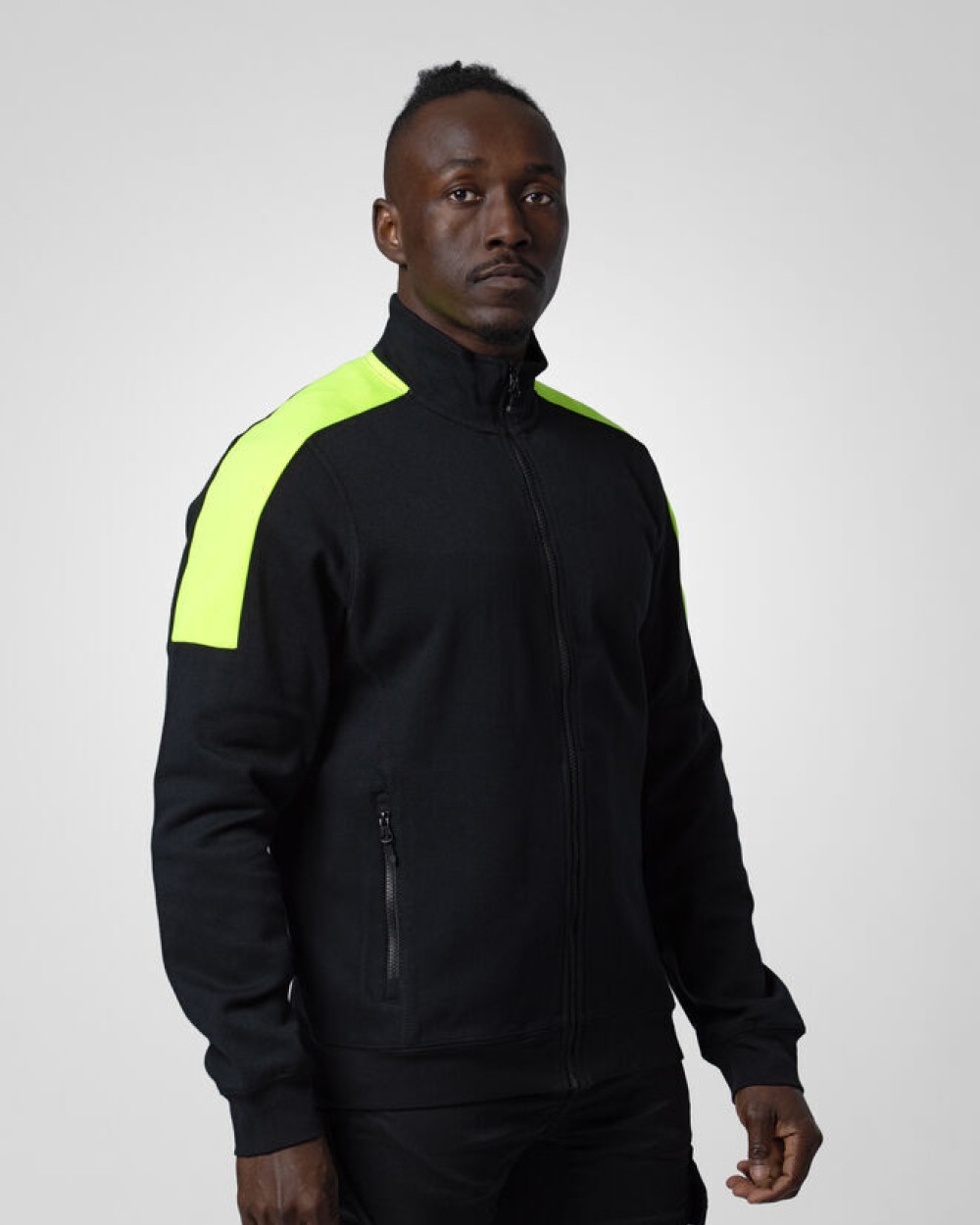 Sweat-shirts personnalisable PROJOB 2129 SWEATSHIRT PRIO BICOLORE FULL ZIP