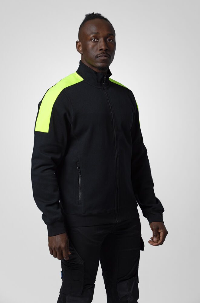 Sweat-shirts personnalisable PROJOB 2129 SWEATSHIRT PRIO BICOLORE FULL ZIP