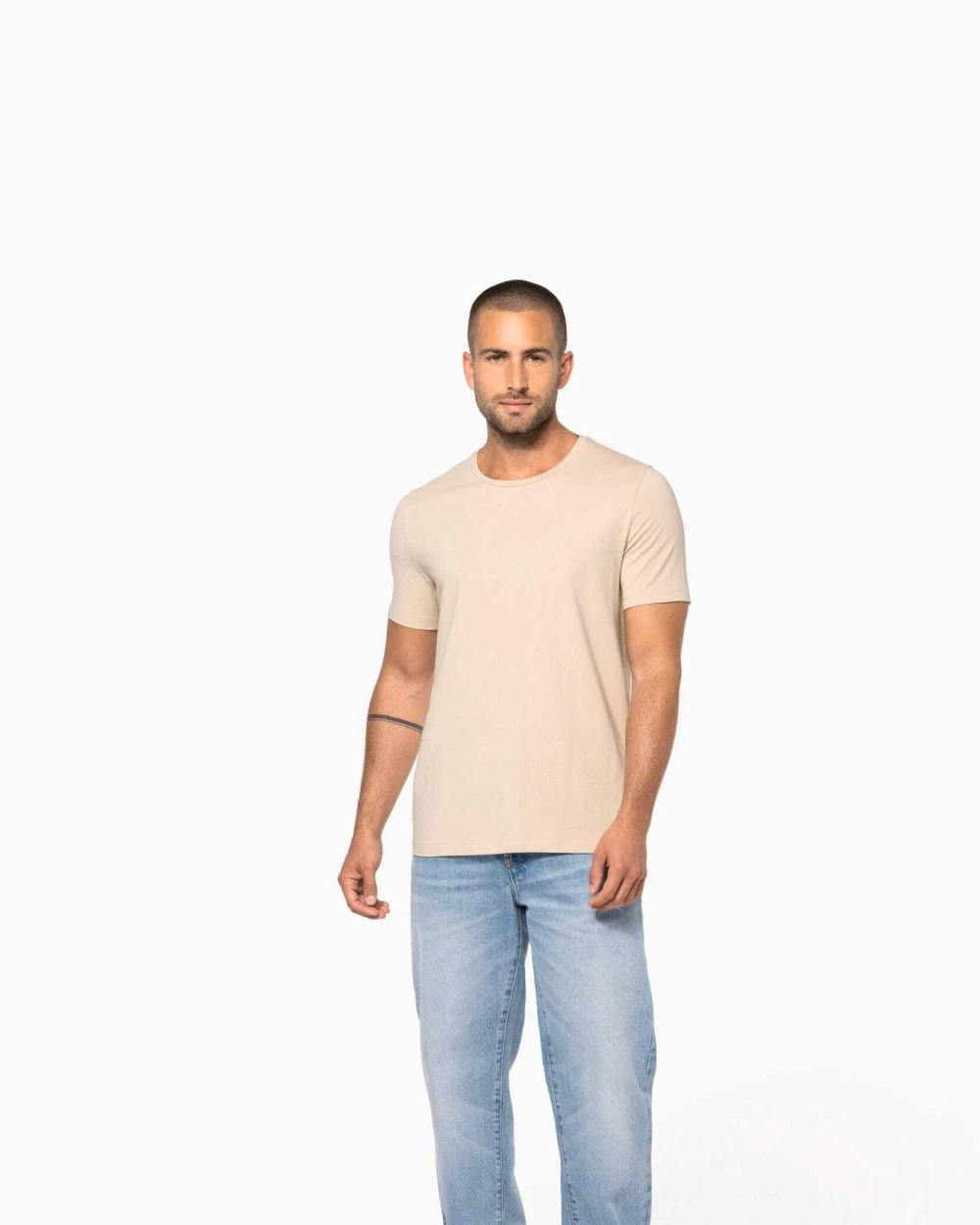 T-Shirts personnalisable KARIBAN T-shirt col rond manches courtes homme