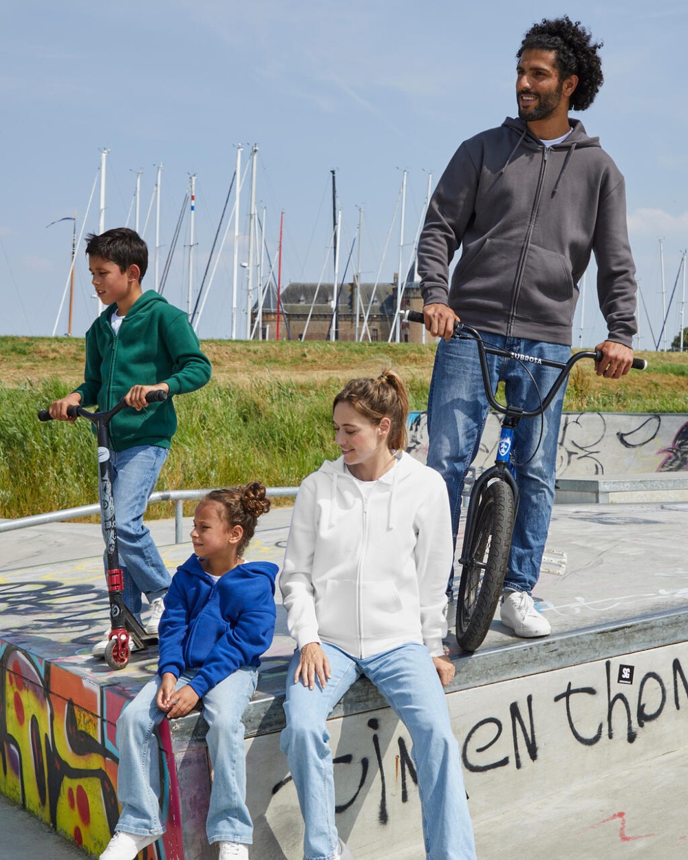 Sweaters & hoodies  Originals Hooded Full Zip Kids voor bedrukking &amp; borduring