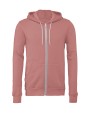 BELLA-CANVAS Unisex Fleece Full-Zip Hoodie Sweatshirts personalisierbar