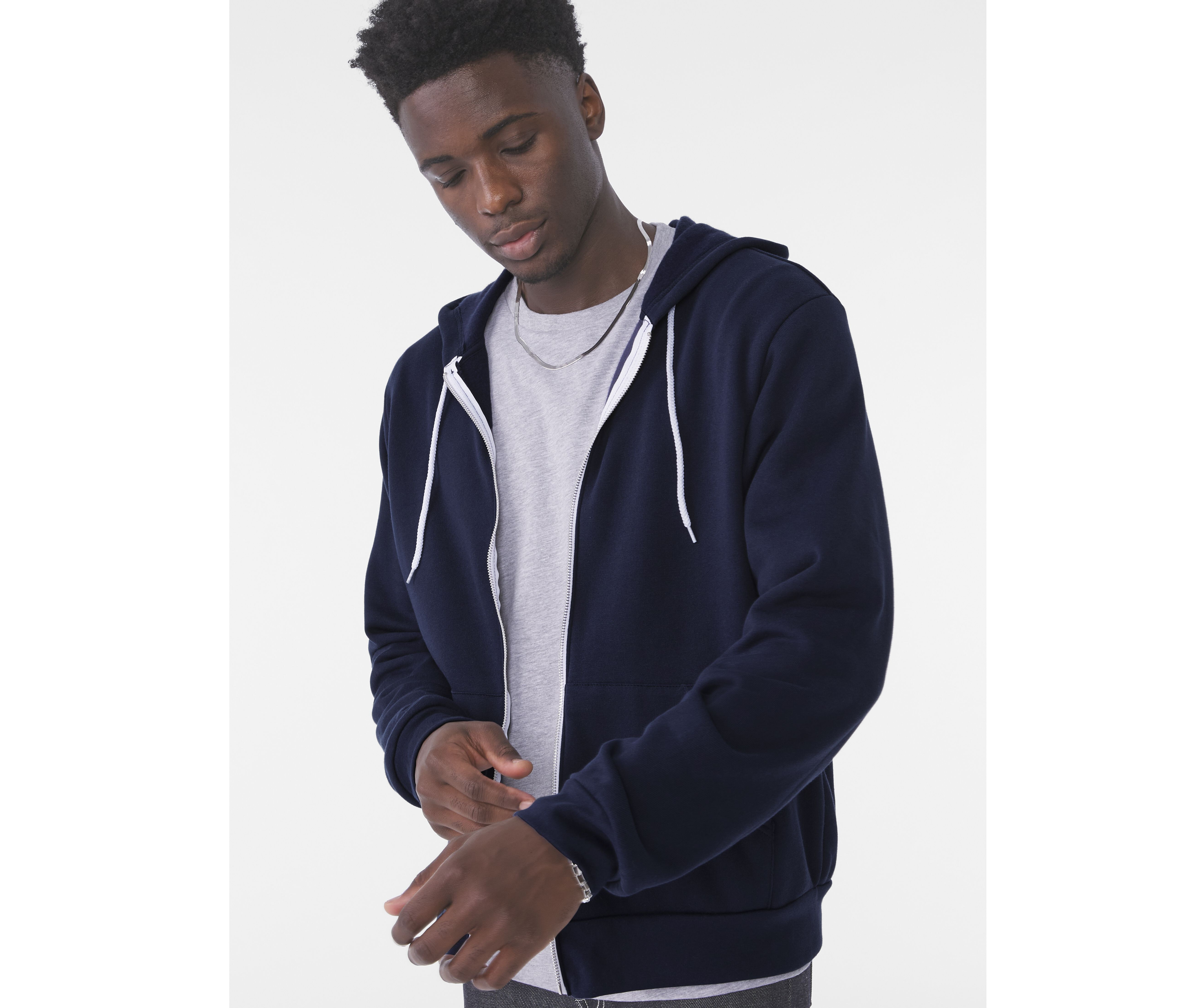 Sweat-shirts personnalisable BELLA-CANVAS UNISEX FLEECE FULL-ZIP HOODIE