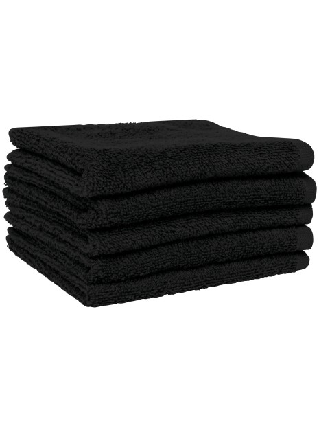 KARIBAN Serviettes d'invité 30 x 30 cm - Lot de 5 serviettes /api/colors/b9fdad4a-5e94-45cb-8c03-c08b349b28c3 personnalisable