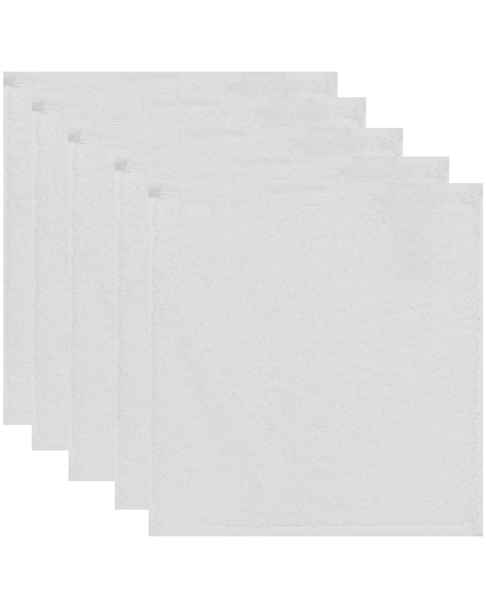 KARIBAN Gästehandtuch 30 x 30 cm – Set von 5 Handtüchern Bad Artikeln personalisierbar