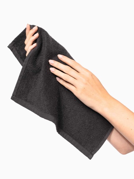 Produits éponges à personnaliser KARIBAN Serviettes d'invité 30 x 30 cm - Lot de 5 serviettes 