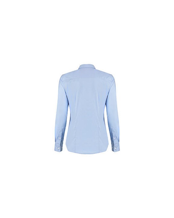 Chemises personnalisable KUSTOM KIT Women's Tailored Fit Stretch Oxford Shirt LS