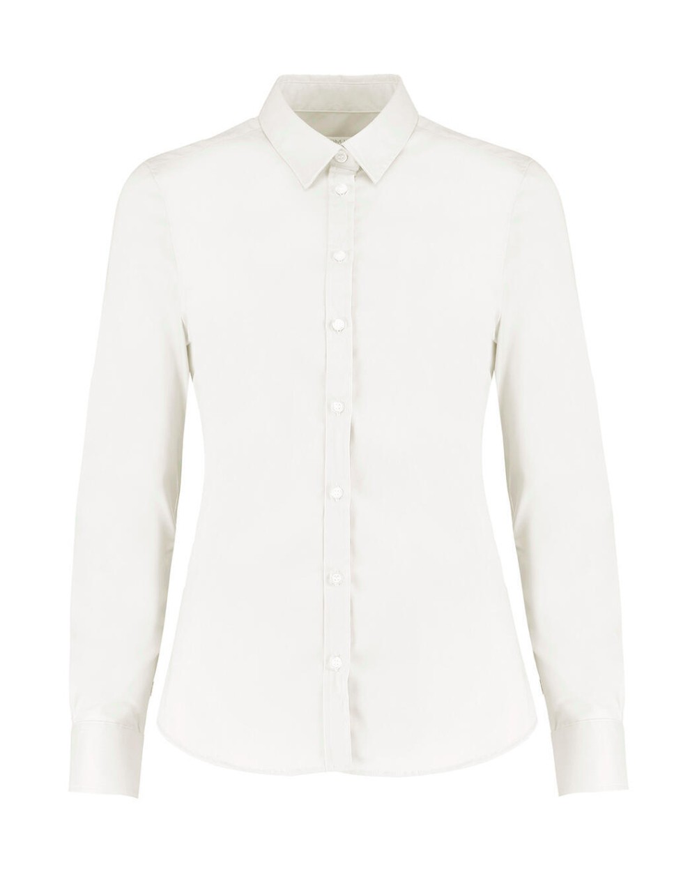 KUSTOM KIT Women's Tailored Fit Stretch Oxford Shirt LS Hemden personalisierbar