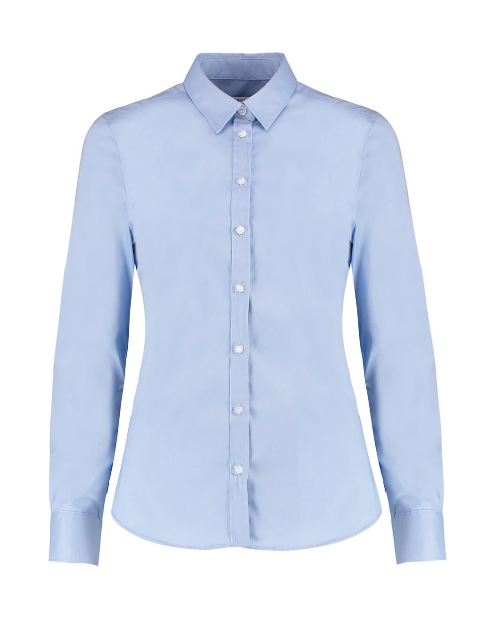 Hemden KUSTOM KIT Women's Tailored Fit Stretch Oxford Shirt LS voor bedrukking &amp; borduring