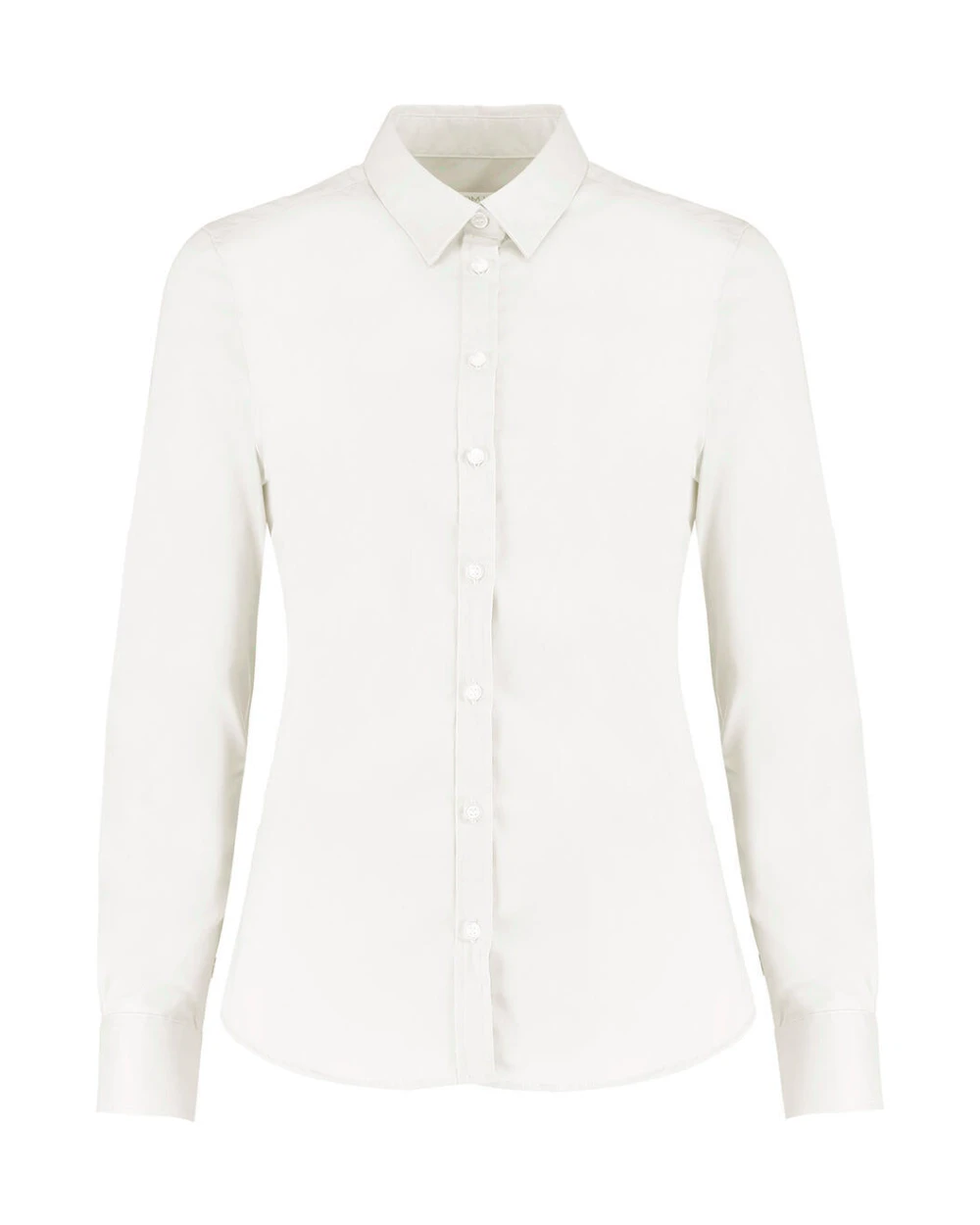Chemises personnalisable KUSTOM KIT Women's Tailored Fit Stretch Oxford Shirt LS