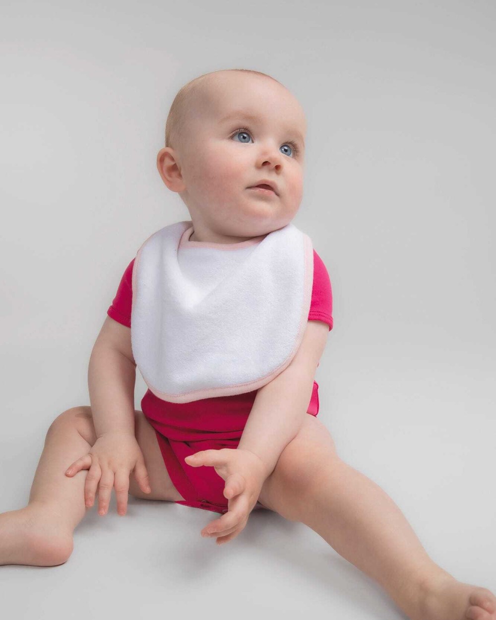 Baby artikelen LARKWOOD Slabbetje voor bedrukking &amp; borduring