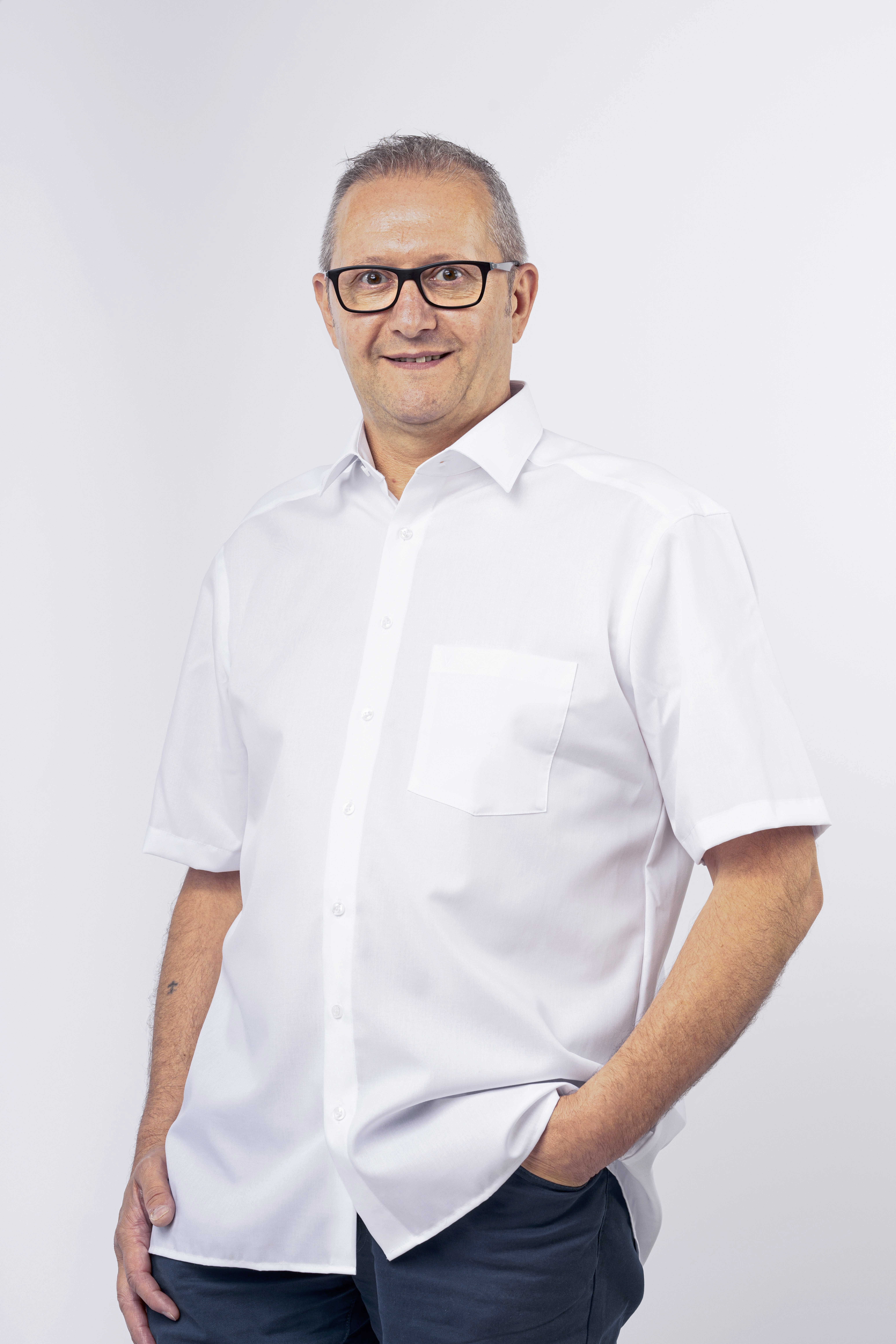 Chemises personnalisable MARVELIS Men´s Shirt Comfort Fit Short Sleeve