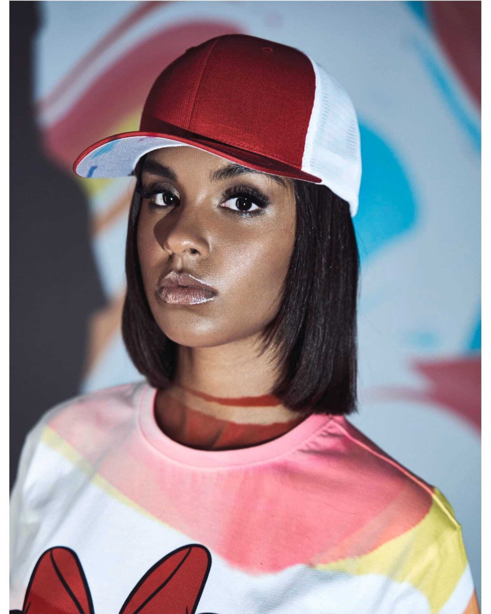 Casquettes personnalisable FLEXFIT Casquette mesh bicolore