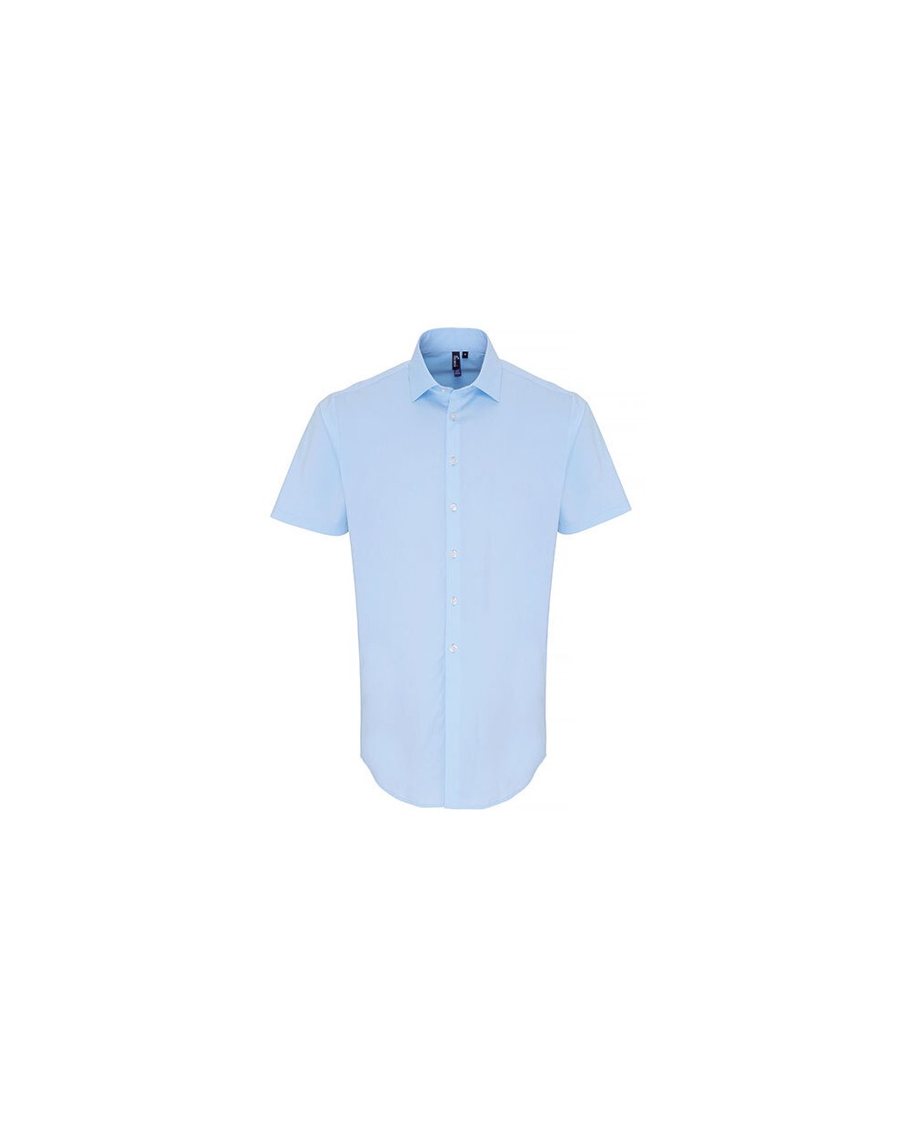 Chemises personnalisable PREMIER Mens Stretch Fit Cotton Poplin Short Sleeve Shirt