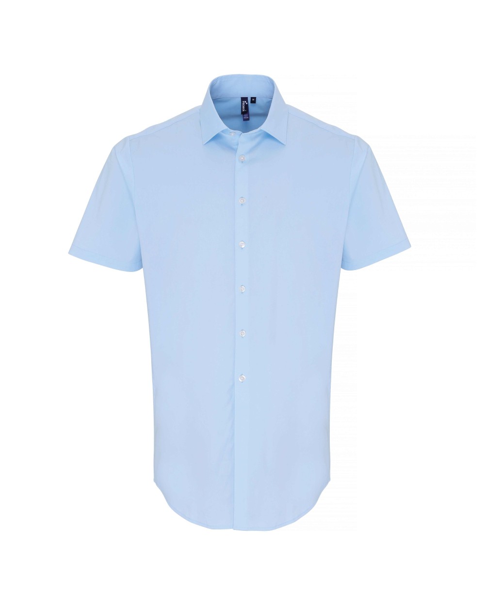 Chemises personnalisable PREMIER Mens Stretch Fit Cotton Poplin Short Sleeve Shirt