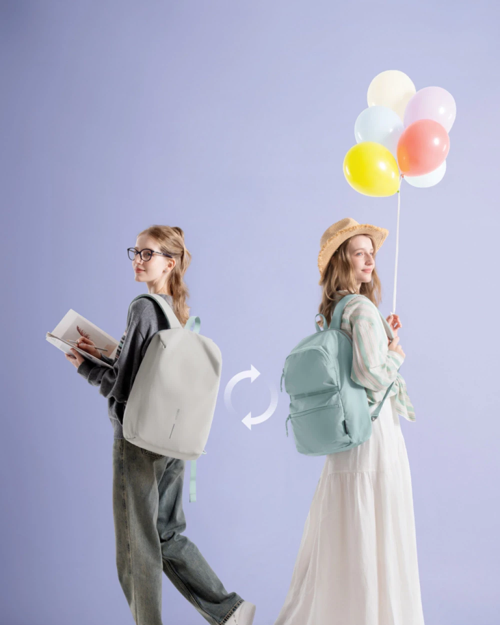 Tassen & Zakken 4DO XD Design Switch 2-in-1 Backpack voor bedrukking &amp; borduring