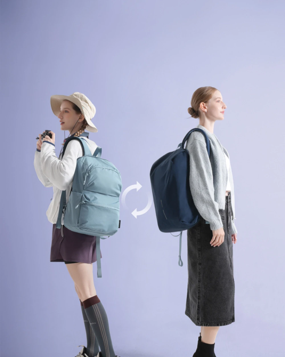 Tassen & Zakken 4DO XD Design Switch 2-in-1 Backpack voor bedrukking &amp; borduring