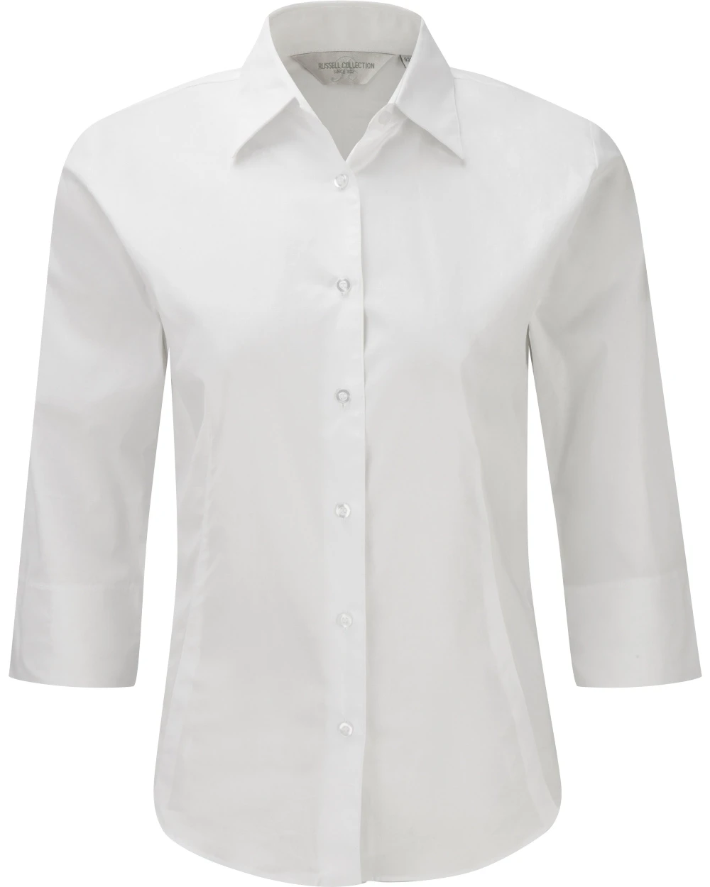 Hemden RUSSELL Ladies' 3/4 Sleeve Easy Care Fitted Shirt voor bedrukking &amp; borduring