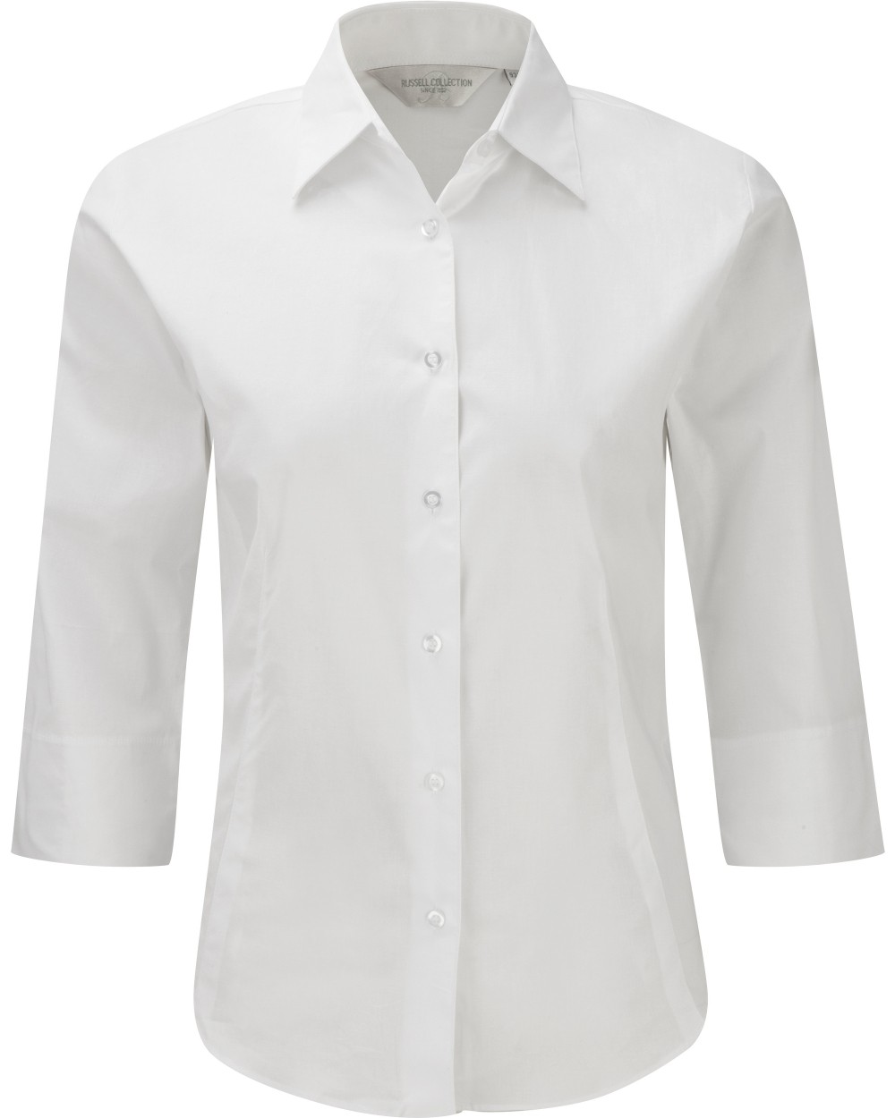 RUSSELL Ladies' 3/4 Sleeve Easy Care Fitted Shirt Hemden personalisierbar