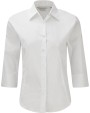 RUSSELL Ladies' 3/4 Sleeve Easy Care Fitted Shirt Hemden personalisierbar