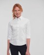 RUSSELL Ladies' 3/4 Sleeve Easy Care Fitted Shirt Hemden personalisierbar