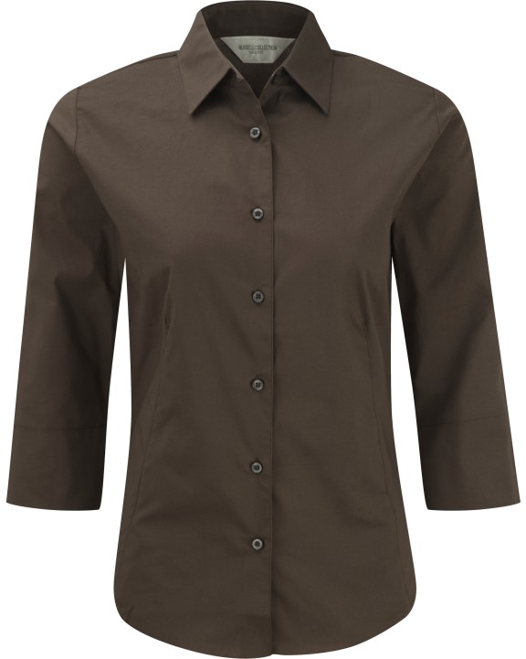 Chemises personnalisable RUSSELL Chemise fittée femme manches 3/4