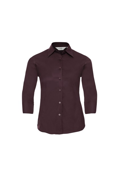 RUSSELL Chemise fittée femme manches 3/4 /api/colors/48205ac7-091d-4541-93c0-cf4e9dbd0541 personnalisable