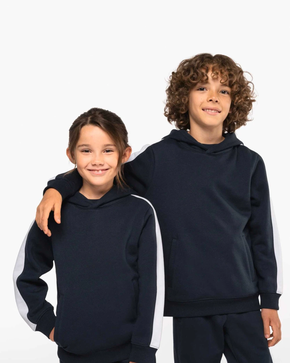 Sweaters & hoodies PROACT Tweekleurige teamwear hoodie voor kinderen voor bedrukking &amp; borduring