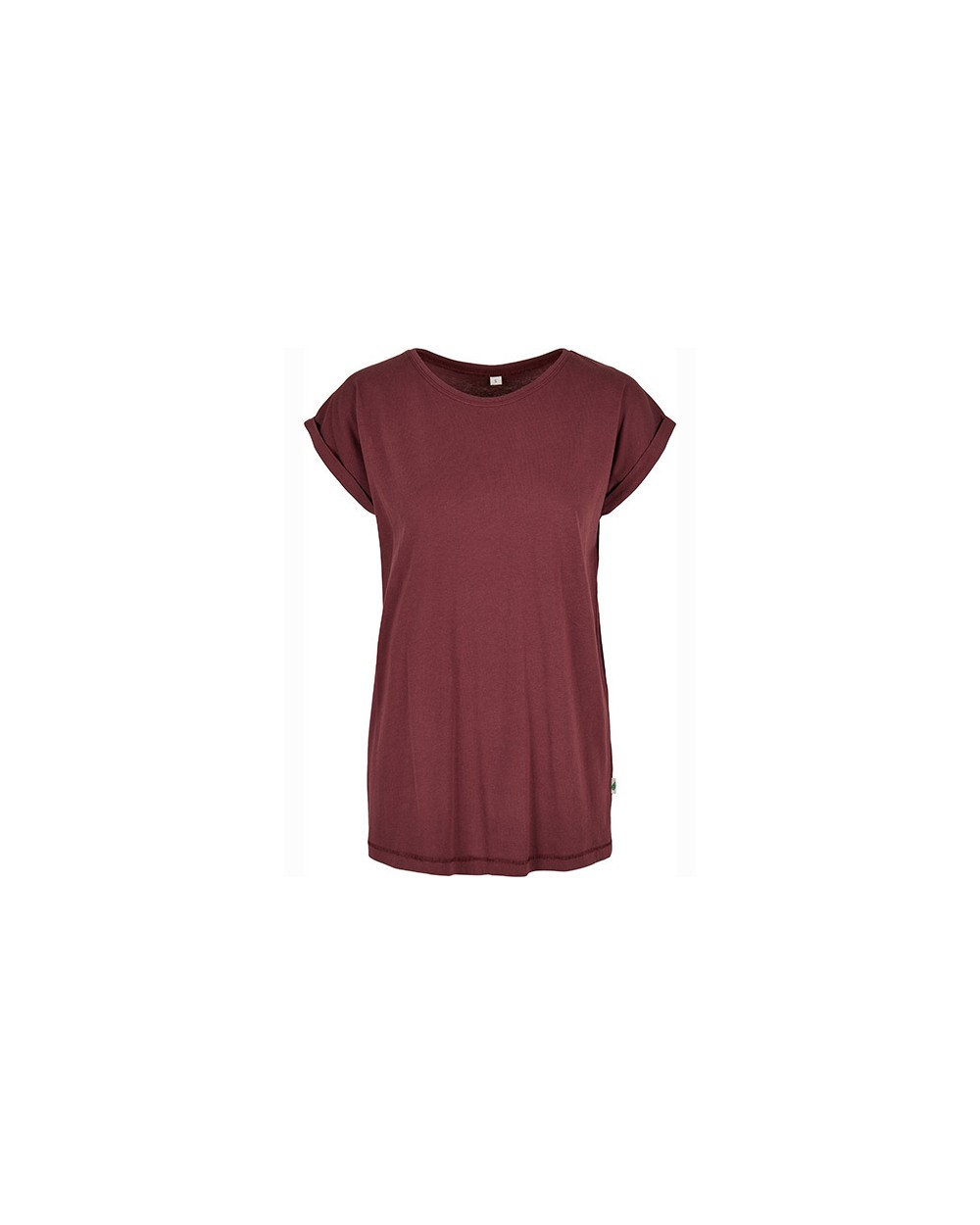 T-Shirts personnalisable BUILD YOUR BRAND LADIES ORGANIC EXTENDED SHOULDER TEE