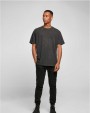 T-shirts BUILD YOUR BRAND Heren T-shirt met verwassen look voor bedrukking &amp; borduring