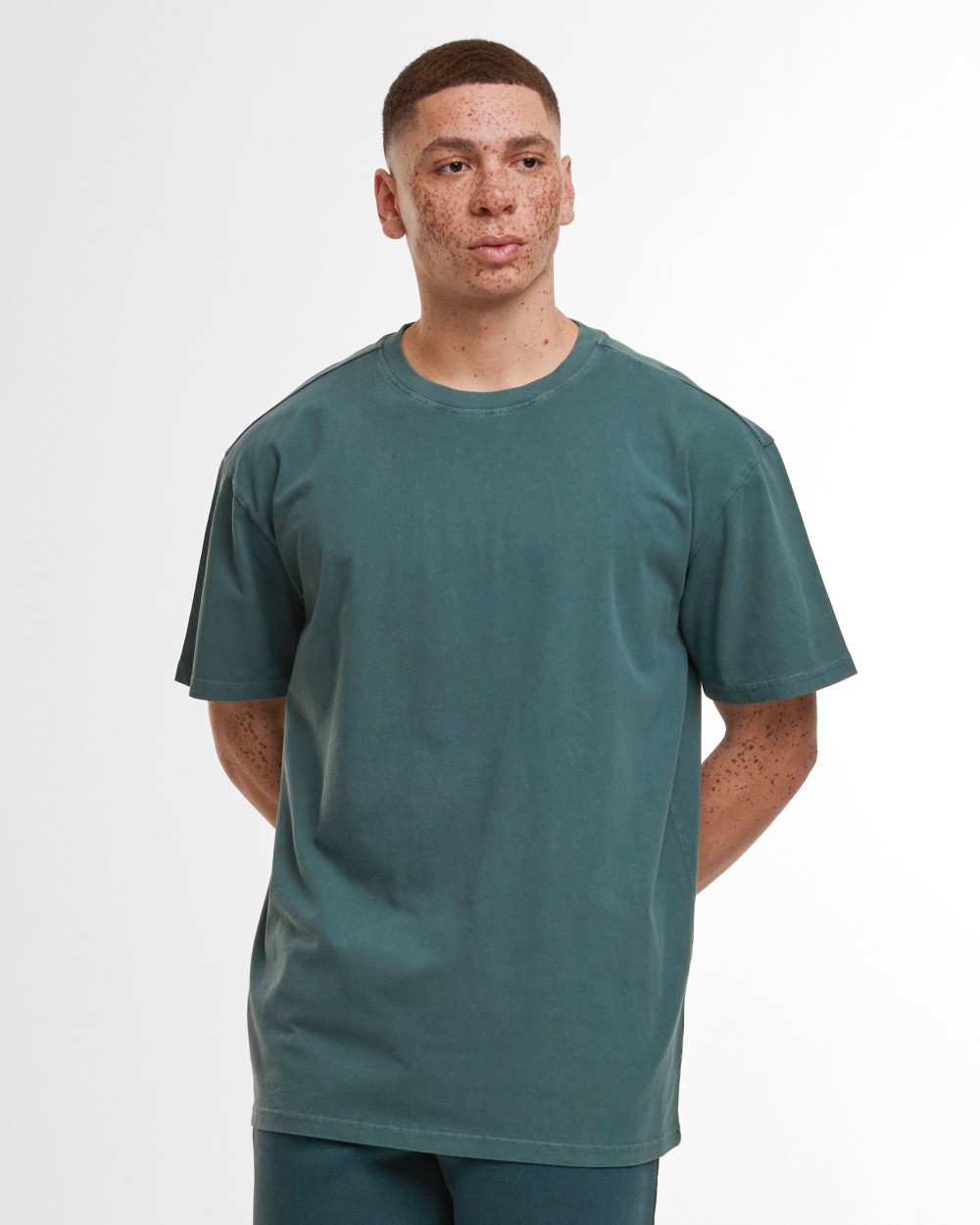 T-Shirts personnalisable BUILD YOUR BRAND ACID WASHED HEAVY OVERSIZE TEE