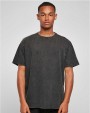 T-shirts BUILD YOUR BRAND Heren T-shirt met verwassen look voor bedrukking &amp; borduring