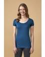 PROMODORO Women´s Deep Scoop T-Shirt T-Shirts personalisierbar
