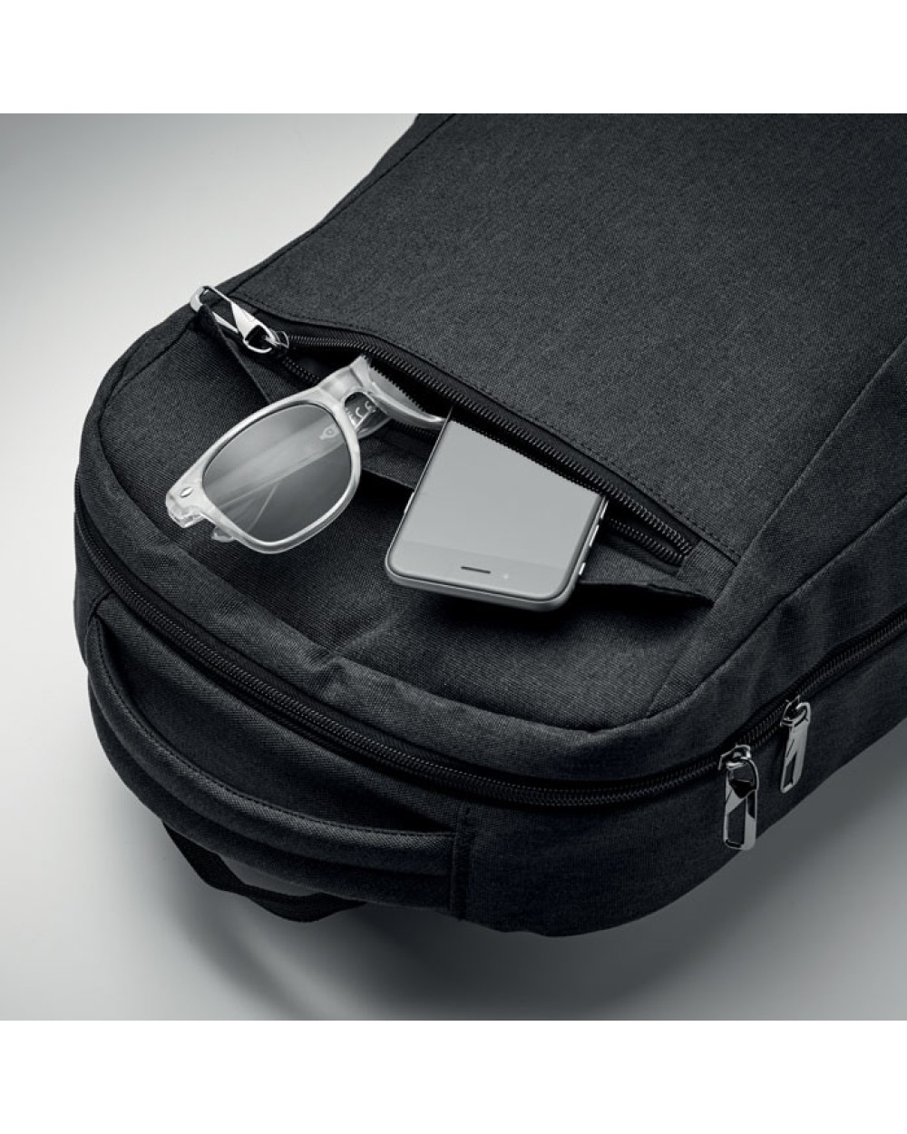 4DO Laptop-Rucksack 600D RPET Taschen personalisierbar