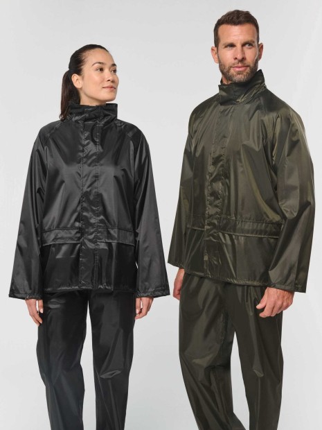 Robes à personnaliser WK. DESIGNED TO WORK Ensemble de pluie unisexe 