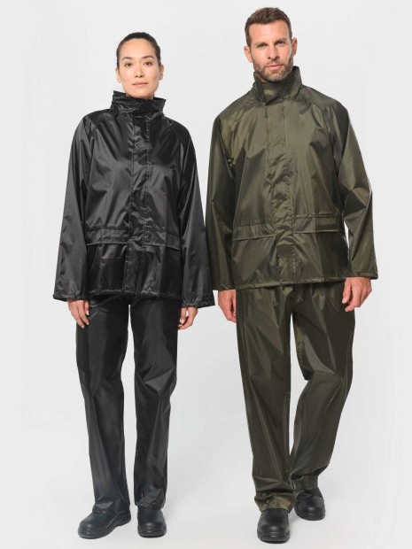 Robes à personnaliser WK. DESIGNED TO WORK Ensemble de pluie unisexe 