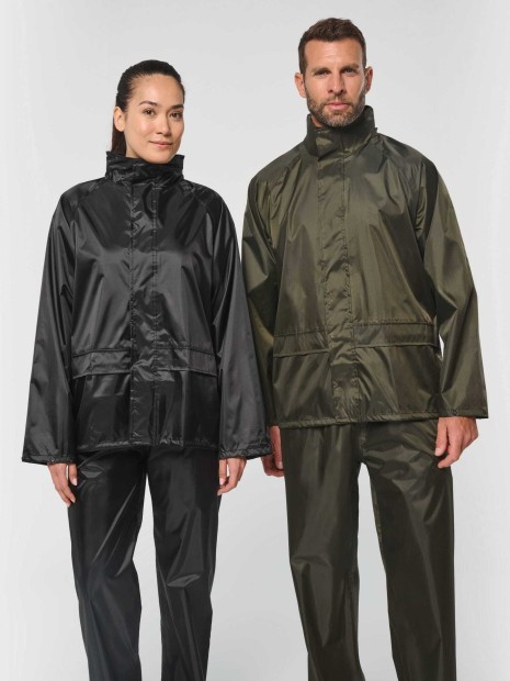 Robes à personnaliser WK. DESIGNED TO WORK Ensemble de pluie unisexe 