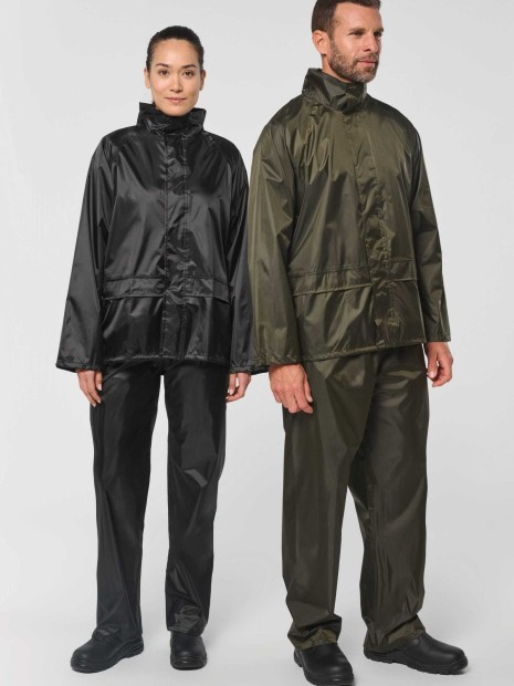 Robes à personnaliser WK. DESIGNED TO WORK Ensemble de pluie unisexe 