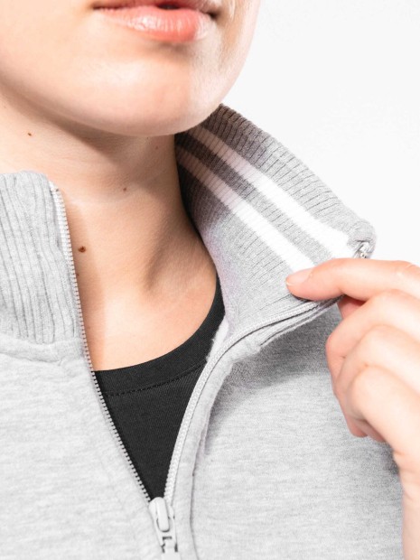 Sweat-shirts à personnaliser KARIBAN Veste molleton zippée femme 