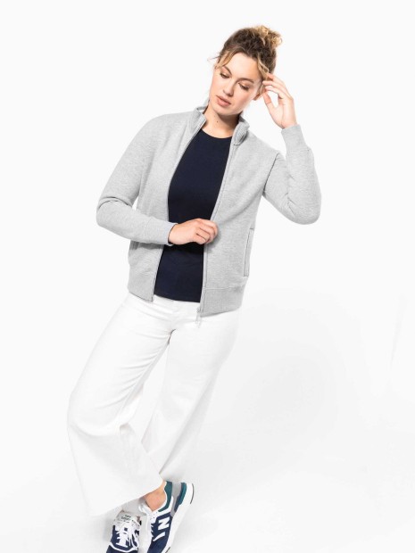 Sweat-shirts à personnaliser KARIBAN Veste molleton zippée femme 