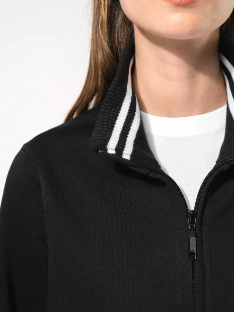 Sweat-shirts à personnaliser KARIBAN Veste molleton zippée femme 